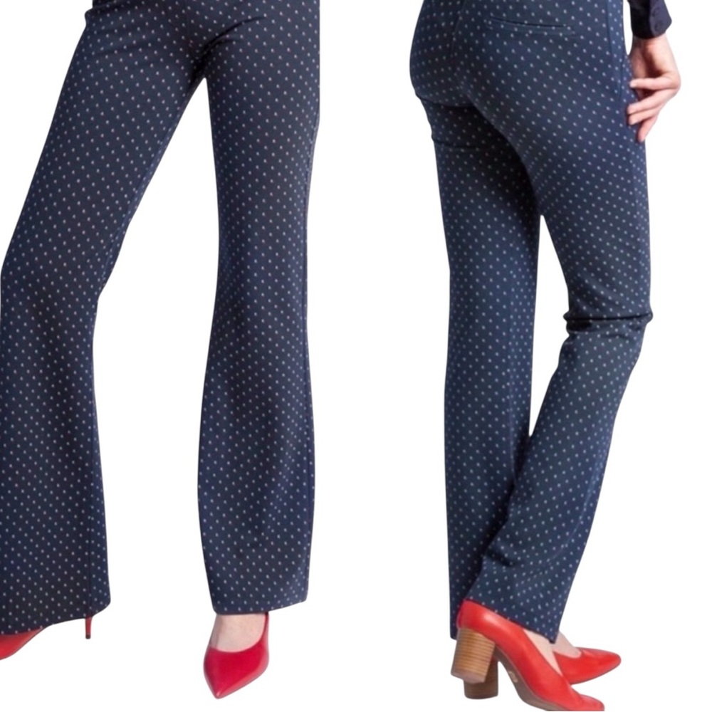 Betabrand Dress Pant Yoga Pants in‎ Binary Blue Size MP